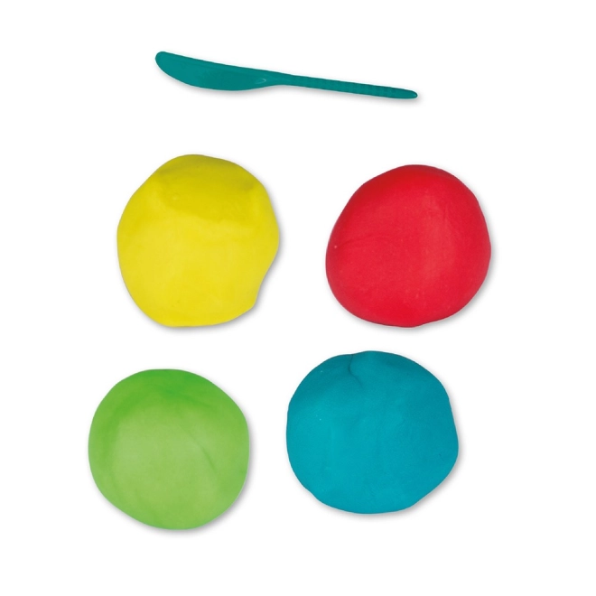 Sfere di plastilina colorate