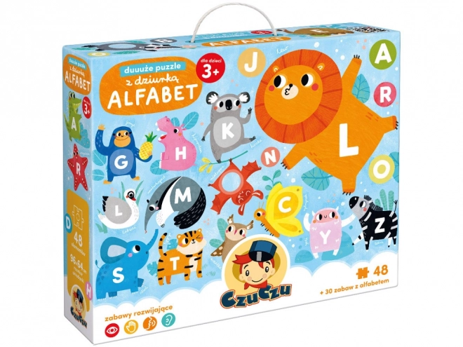 CzuCzu puzzle grandi con foro Alfabeto