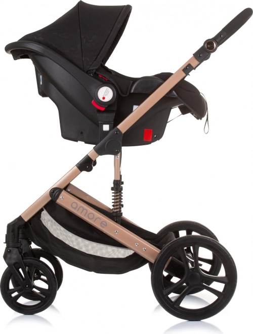 Passeggino combinato Amore 2 in 1 Chipolino Jungle – Ossidiana, Oro