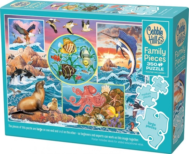 Puzzle Magia dell'Oceano 350 Pezzi per la Famiglia