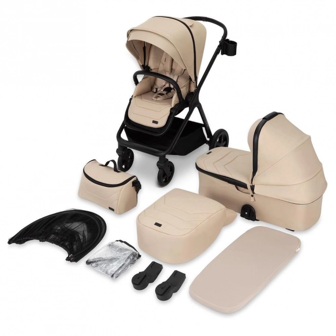 Passeggino combinato 2 in 1 MoMi Giselle beige 2024