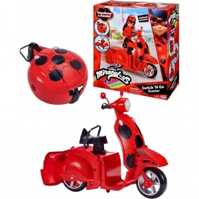 Miraculous Scooter e Bambola Lucky Charm Playset