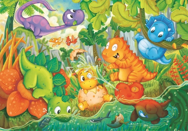 Puzzle Maxi Dinosauri Oasi Felice