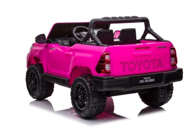 Auto elettrico per bambini Toyota Hilux Rosa