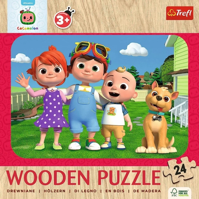 Puzzle in legno Cocomelon Allegro Cocomelon 24 pezzi