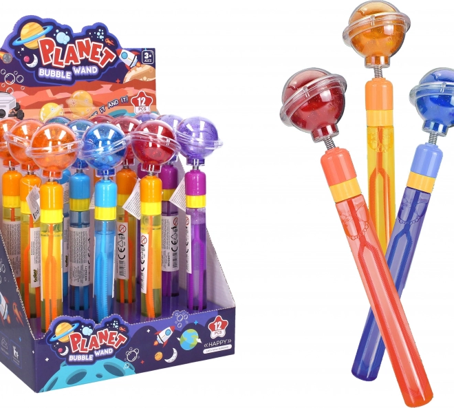 Soffiabolle luminoso Pianeta, 70 ml, 28 cm