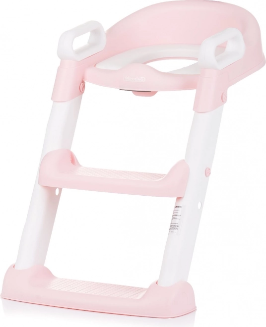 Chipolino riduttore WC con scala Skippy rosa