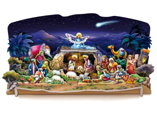 Presepe di Natale LUX con personaggi disegnati di Lada