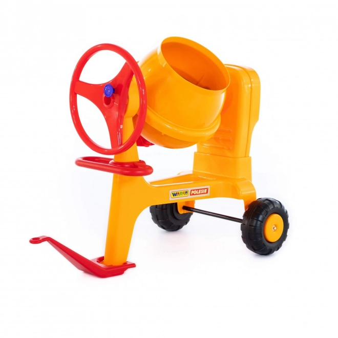 Betoniera da costruzione per bambini con dispositivo di traino