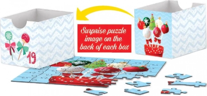 Calendario dell'Avvento Puzzle: Dolci Natale