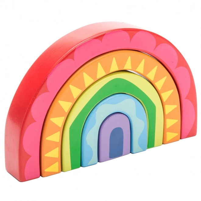 Giocattolo di legno a forma di arcobaleno Le Toy Van