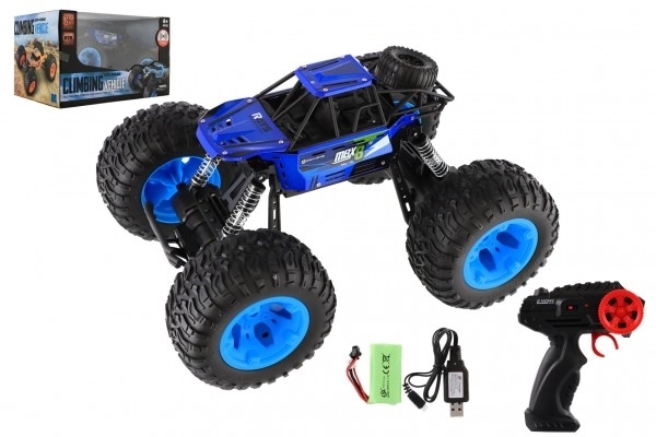 Auto RC Fuoristrada 2,4GHz 32cm Ricaricabile Blu