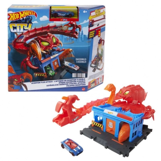 set di gioco Hot Wheels con vendetta terrificante