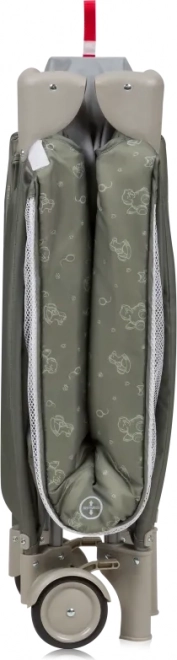Lettino da viaggio Lionelo Sven Plus Beige Olive