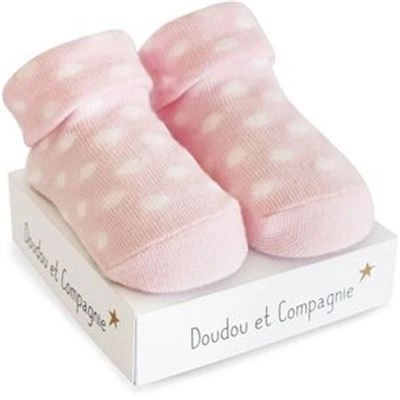 Doudou calze per neonata 0-6 mesi rosa