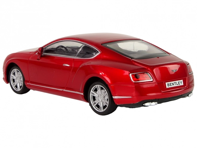 Macchinina Bentley Rossa con Motore a Frizione 1:24