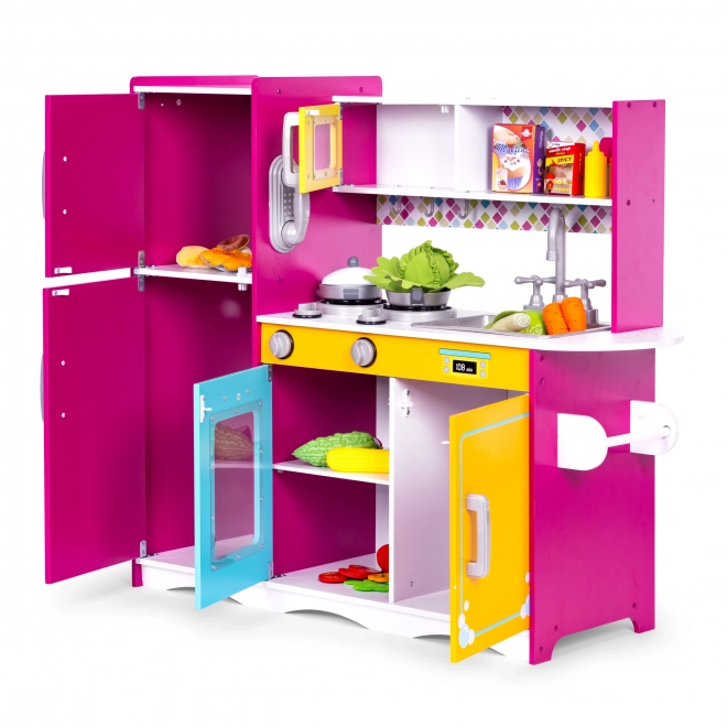 Grande Cucina Giocattolo in Legno per Bambini di ECOTOYS