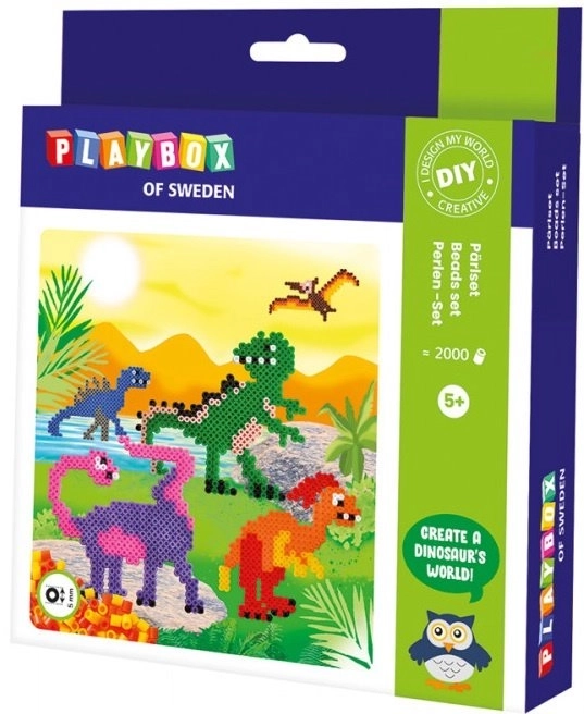 Set di perline a fusione Dinosauri