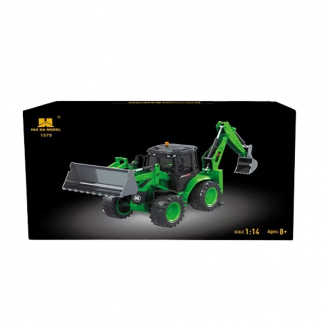 Escavatore RC verde Huina 1:14