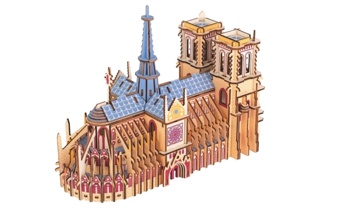 Woodcraft Puzzle 3D Cattedrale di Notre-Dame