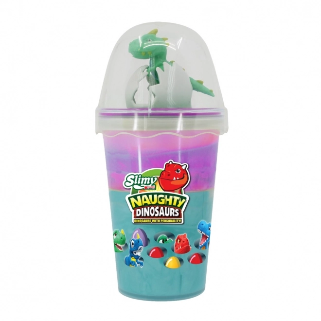 Slimy con dinosauro