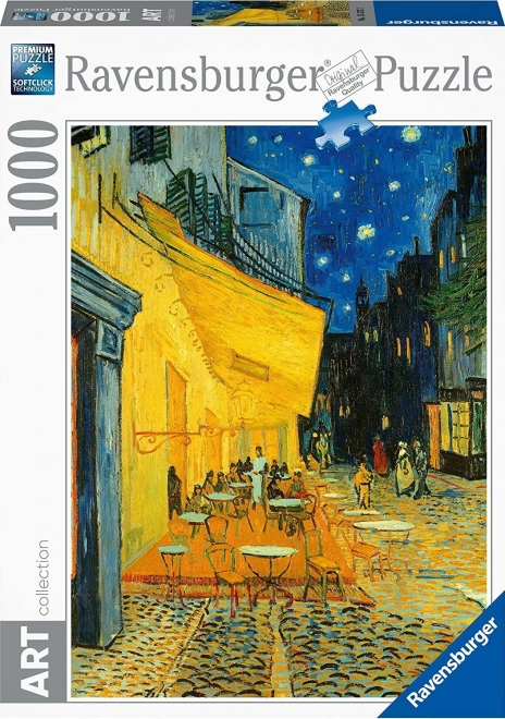 Puzzle 1000 pezzi Ravensburger Terrazza del Caffè di Notte