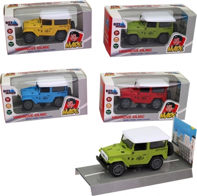 Auto Jeep metallico con retrocarica