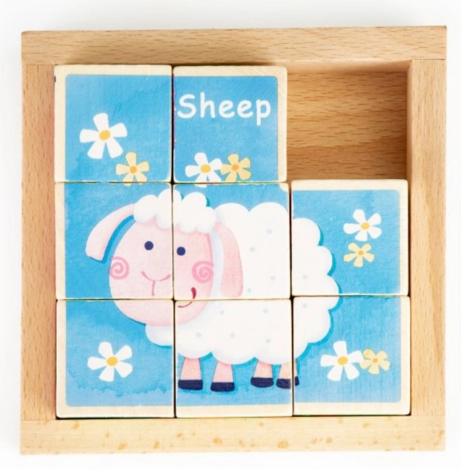 Blocchi di Legno Animali ECOTOYS