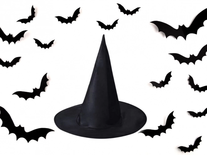 Cappello da strega nero costume di Halloween