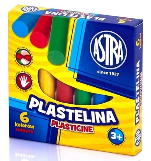 Set plastilina 6 colori ASTRA