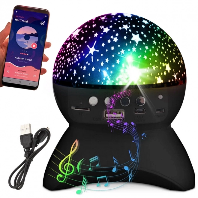 Proiettore di luci stellari notturne con altoparlante Bluetooth USB