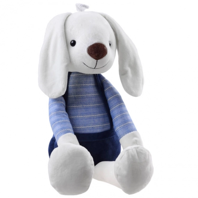 Coniglio di peluche in giacca – blu