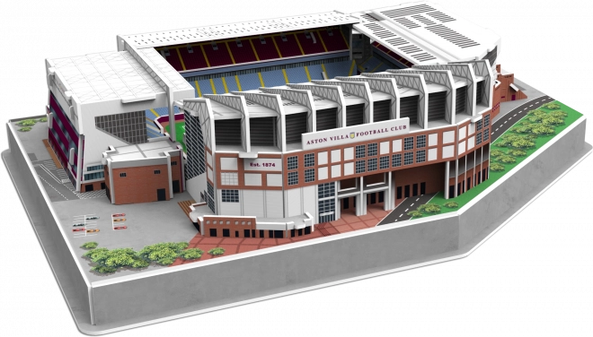 Replica 3D dello Stadio Villa Park - FC Aston Villa