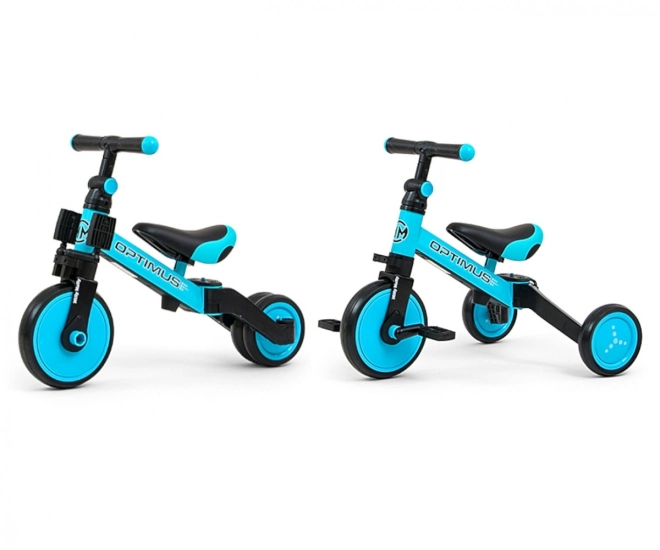 3 in 1: triciclo, modalità a pedali e bicicletta senza pedali