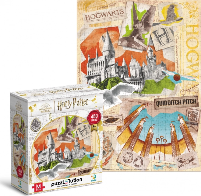 Puzzle Harry Potter: Scuola di Magia e Stregoneria di Hogwarts 450 pezzi