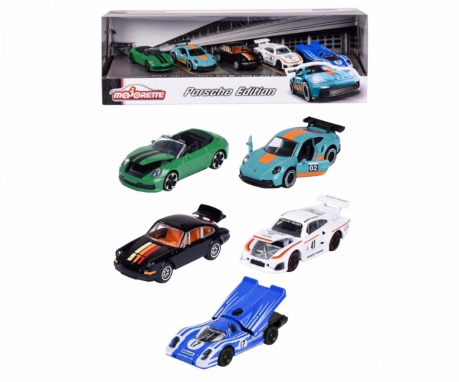 Set di veicoli Porsche 5 pezzi