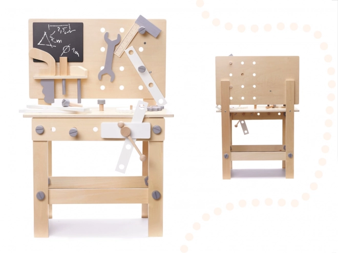 Set officina e attrezzi di legno per bambini