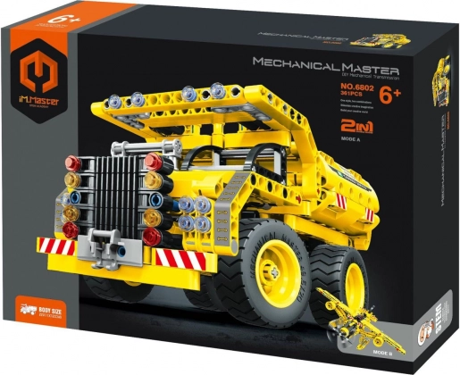 costruzioni iM.MASTER 2-in-1 veicolo da cantiere e aereo, 361 pezzi