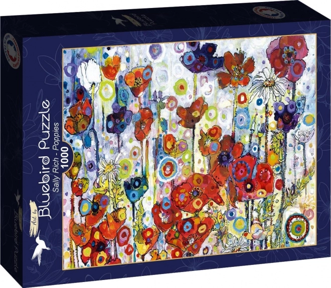 Puzzle papaveri blu 1000 pezzi