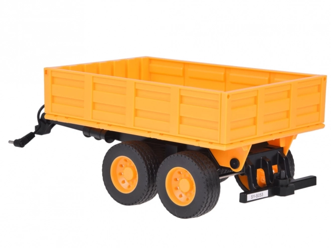 Trattore JCB con rimorchio telecomandato Double E 1:16