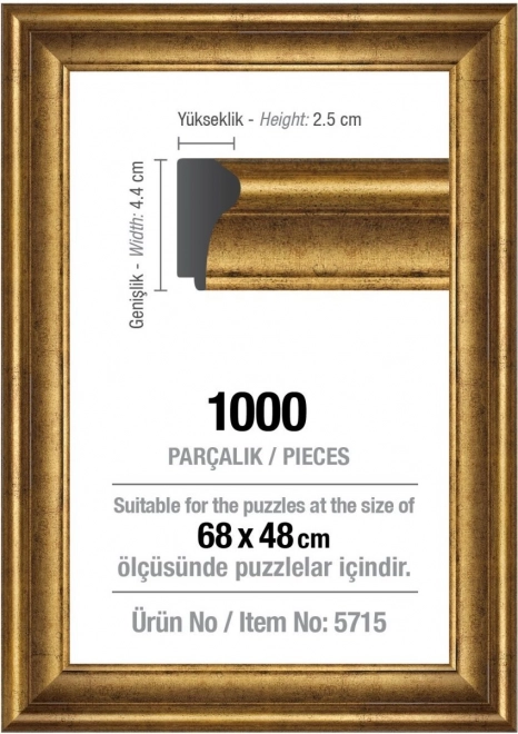 Cornice Oro per Puzzle ART PUZZLE 68x48cm