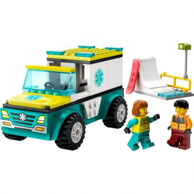 Ambulanza e Snowboarder LEGO City