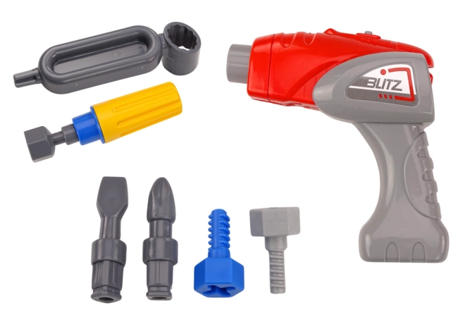 Trapano elettrico giocattolo con accessori