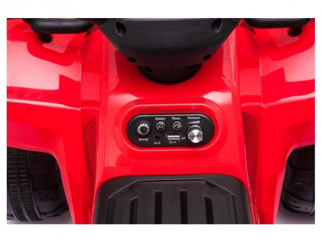 Quad a batteria rosso per bambini