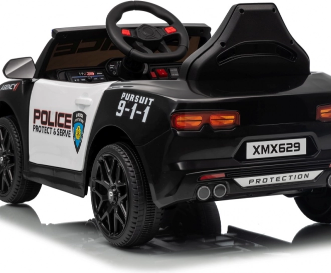 auto della polizia nero 911 Agenzia