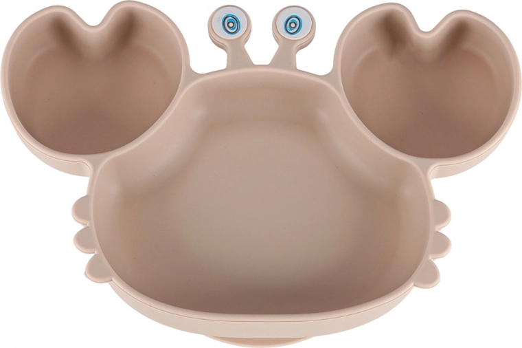 Piatto a forma di granchio con scomparti