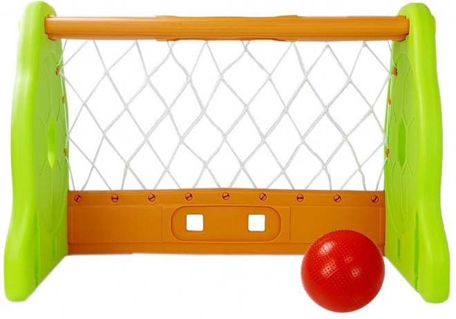 Porta Calcio per Bambini Verde e Arancione