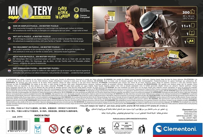 Puzzle Mixtery Attacco Hacker a Londra 300 Pezzi