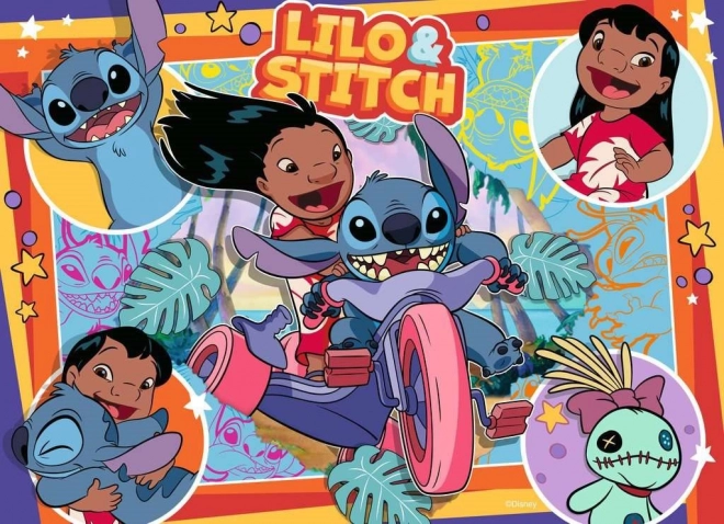 Puzzle Lilo e Stitch 4x100 pezzi