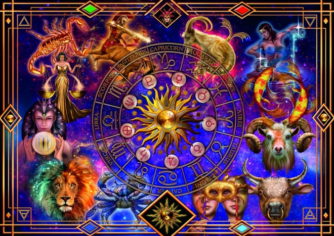 Puzzle a spirale Segni zodiacali 1040 pezzi